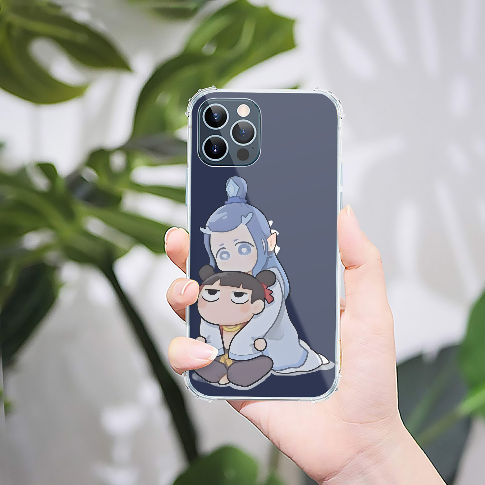 （画像用） Ne Zha 2 ナタ 魔童の大暴れ 【iPhone 12シリーズ対応】透明スマホケース（クリアソフトケース）